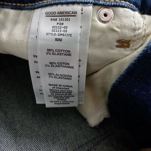 Good American Jean Mini Skirt size 12/31 - Picture 10 of 10